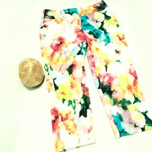 Worthington Floral Capris size 8